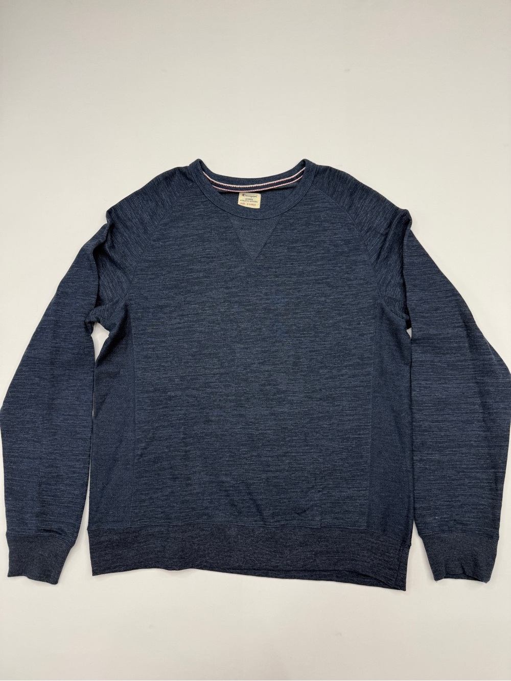 Champion Men's Heather Navy Crewneck Sweatshirt XL